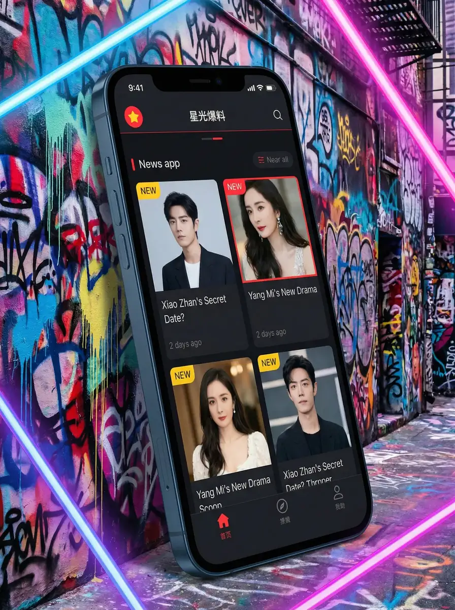 雷切尔-珀查 APP界面展示 - 掌上吃瓜神器